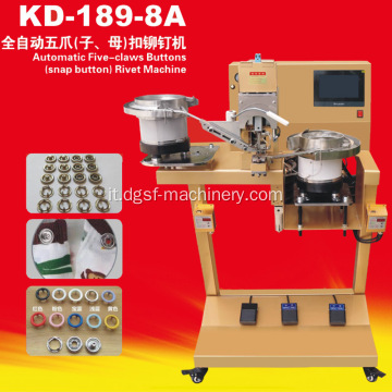 Kangda KD198-8A MACCHINA A TUTTURA A BUTTINA A BUTTURA COMPLETAMENTE JUWANG JUWANG PUNCHING PUNCHING ACCOVIMENTO APPLICAZIONE